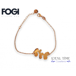 FOGI - BRACCIALE CUORE ROSATO